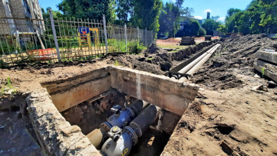 «Квадра» заменила участок муниципальной сети по ул. Б.Хмельницкого в Воронеже