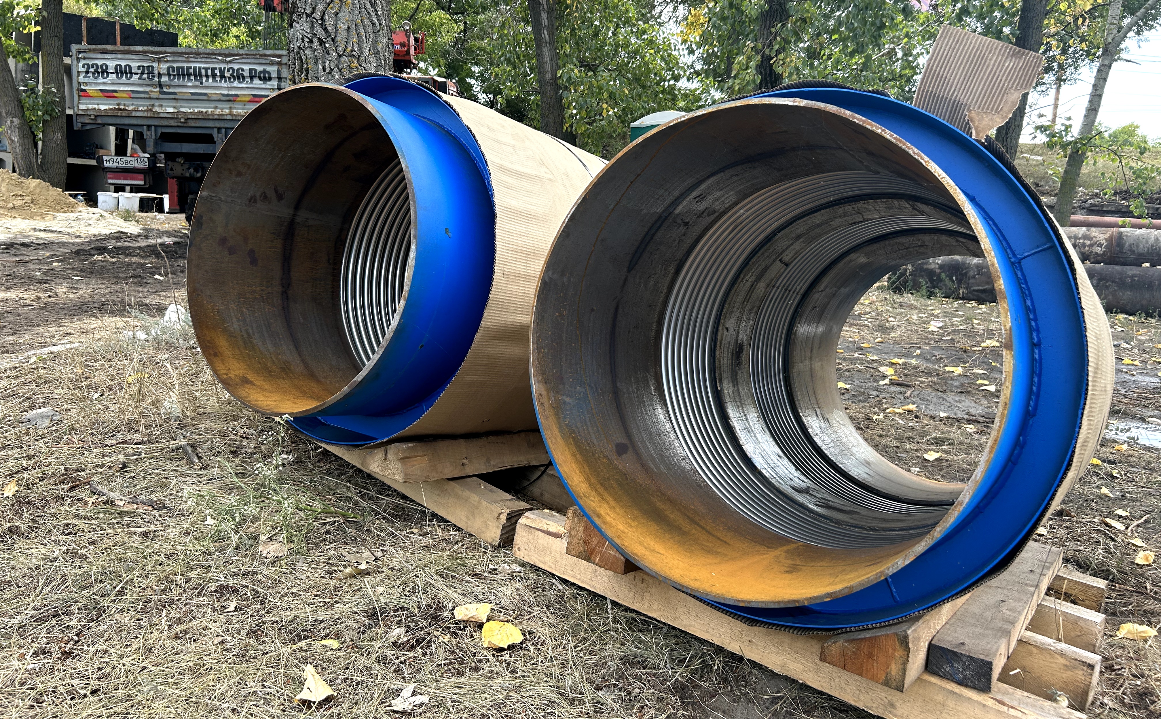 Квадра проводит модернизацию магистрального участка теплосети на дамбе Вогрэсовского моста в Воронеже